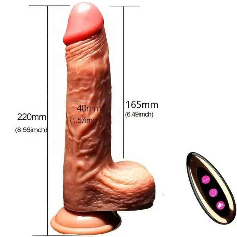 ARMONY - REALISTISCHER DILDO-VIBRATOR MIT FERNBEDIENUNG 22.5 CM - Vanelion Paradise