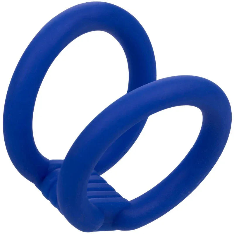CALEXOTICS - ADMIRAL DUAL COCK CAGE BLAU - Vanelion Paradise