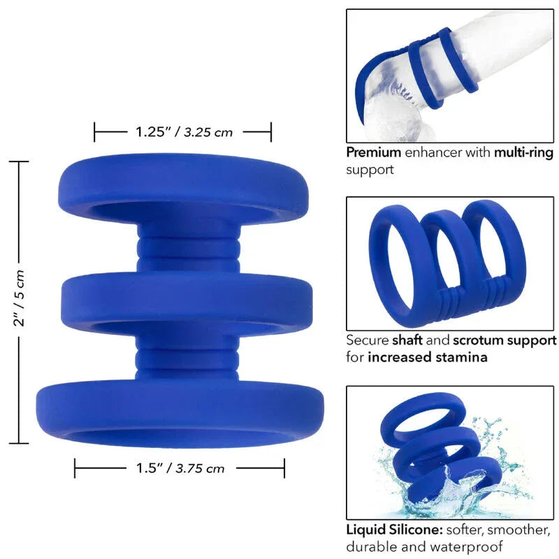 CALEXOTICS - ADMIRAL DREIFACH-COCK-CAGE BLAU - Vanelion Paradise