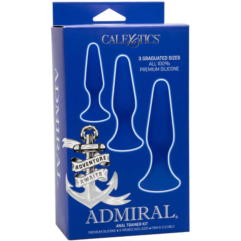 CALEXOTICS - ADMIRAL KIT 3 ANALPLUG BLAU - Vanelion Paradise