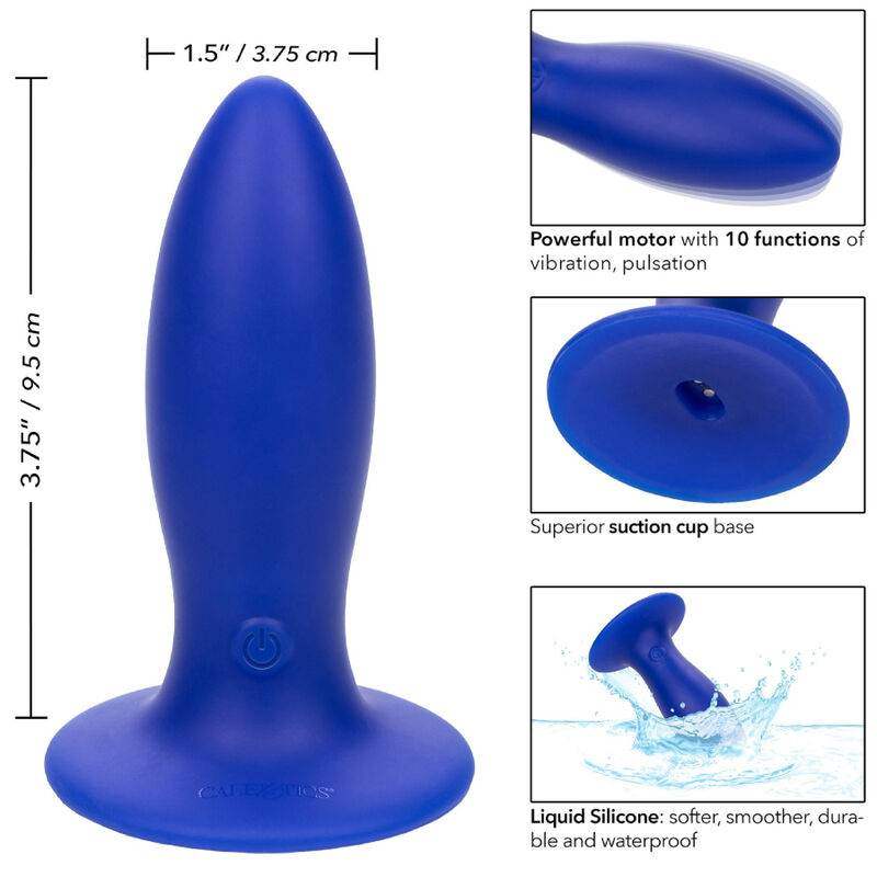 CALEXOTICS - ADMIRAL TORPEDO ANAL PLUG VIBRATOR BLAU - Vanelion Paradise