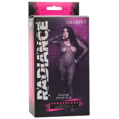 CALEXOTICS - RADIANCE GANZKÖRPER-BODYSUIT RHINE IN ÜBERGRÖSSE OHNE SCHRITT