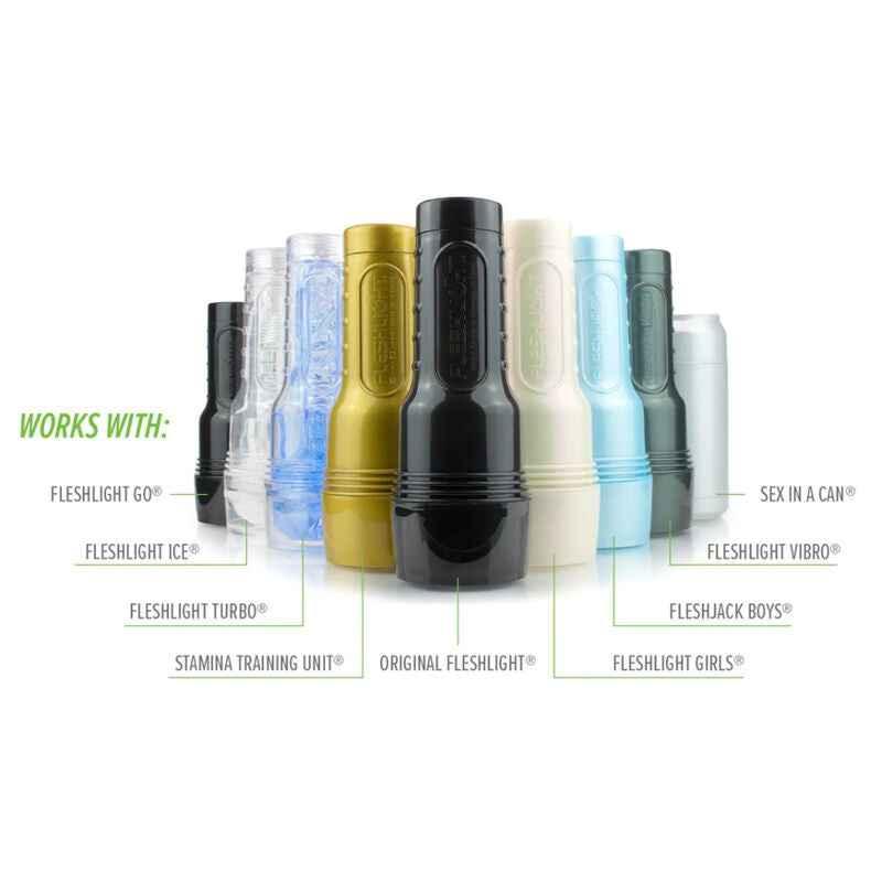 FLESHLIGHT - TURBO THRUST BLUE ICE + UNIVERSAL LAUNCH + SCHMIERMITTEL IN AQUA-QUALITÄT 50 ML - Vanelion Paradise