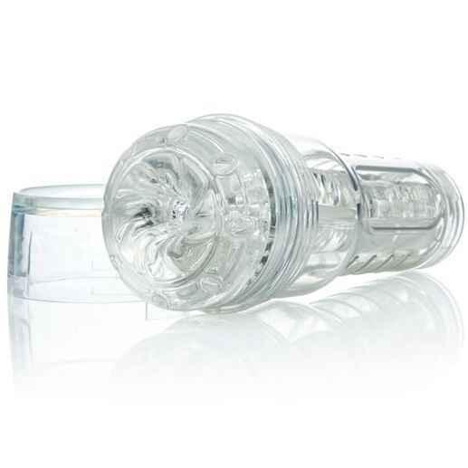 FLESHLIGHT - GO MASTURBADOR TORQUE ICE + UNIVERSAL LAUNCH + SCHMIERMITTEL IN AQUA-QUALITÄT 50 ML - Vanelion Paradise