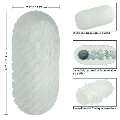 CALEXOTICS - BOUNDLESS REVERSIBLE SQUISHY BALL STROKE GELB