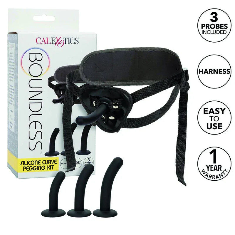 CALEXOTICS - BOUNDLESS SILIKON-KURVE-PEGGING-KIT - Vanelion Paradise