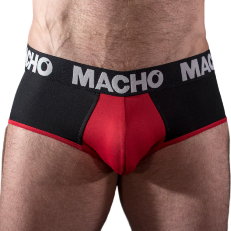 MACHO - MS26N SLIP SCHWARZ/ROT S