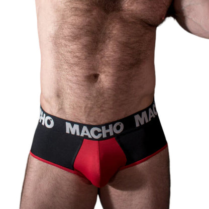 MACHO - MS26N SLIP SCHWARZ/ROT S