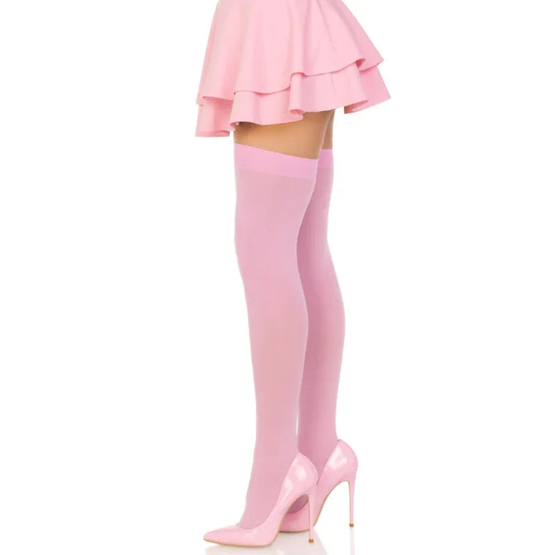 LEG AVENUE - NYLON-OBERTEILHÖHE ROSA - Vanelion Paradise