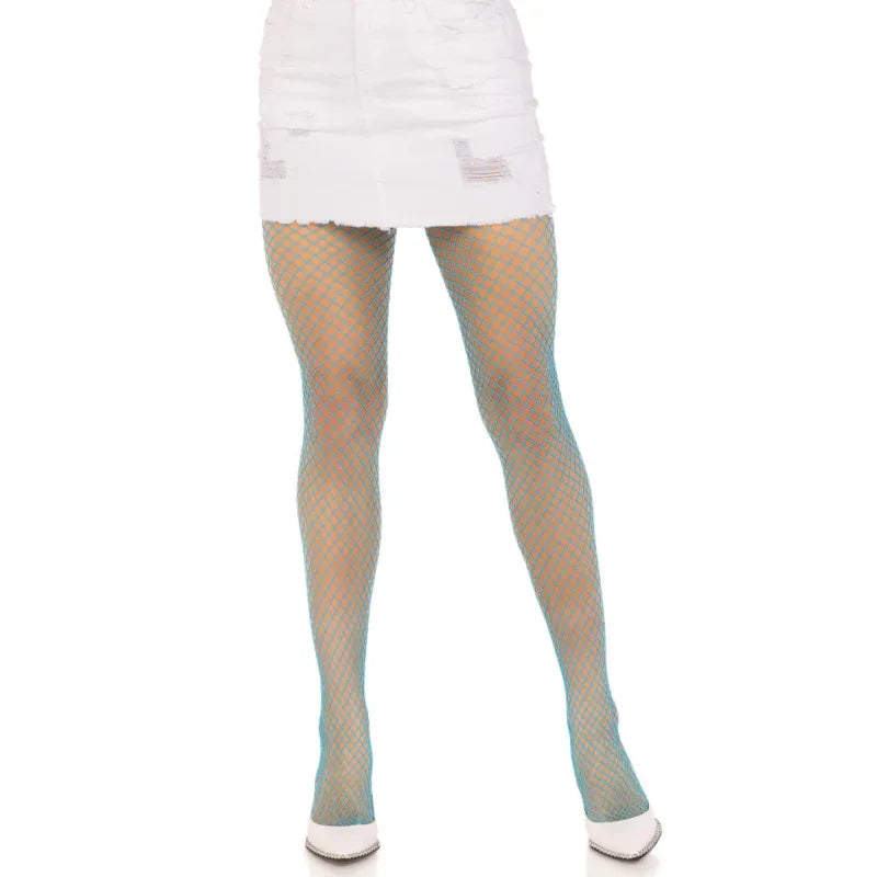 LEG AVENUE - LYCRA-NETZSTRUMPFHOSE BLAU - Vanelion Paradise