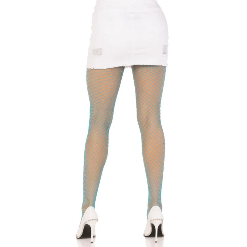 LEG AVENUE - LYCRA-NETZSTRUMPFHOSE BLAU - Vanelion Paradise
