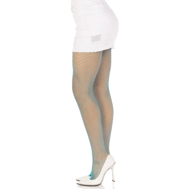 LEG AVENUE - LYCRA-NETZSTRUMPFHOSE BLAU - Vanelion Paradise