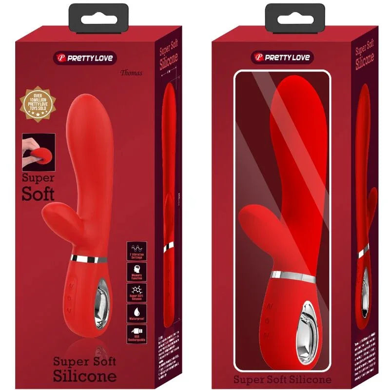 PRETTY LOVE - THOMAS MULTIFUNKTIONS-G-SPOT-VIBRATOR ROT - Vanelion Paradise