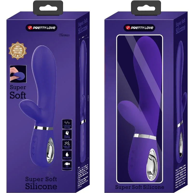 PRETTY LOVE - THOMAS MULTIFUNKTIONS-G-SPOT-VIBRATOR LILA - Vanelion Paradise
