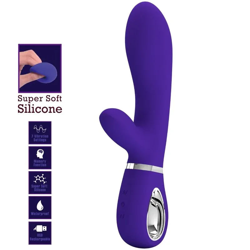 PRETTY LOVE - THOMAS MULTIFUNKTIONS-G-SPOT-VIBRATOR LILA - Vanelion Paradise