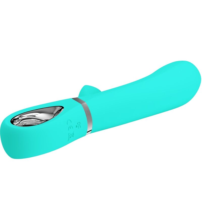 PRETTY LOVE - THOMAS MULTIFUNKTIONS-G-SPOT-VIBRATOR AQUA GREEN