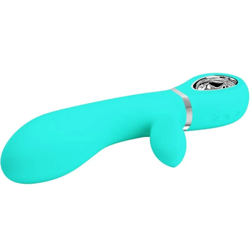 Pretty Love „Thomas“ G-Punkt & Rabbit Vibrator – Aqua Green - Vanelion Paradise