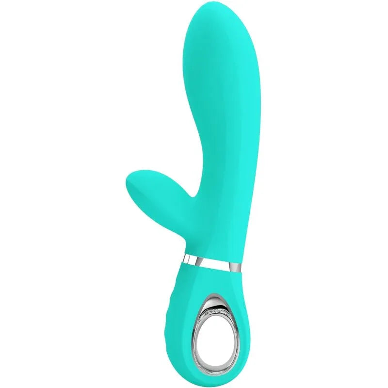 Pretty Love „Thomas“ G-Punkt & Rabbit Vibrator – Aqua Green - Vanelion Paradise