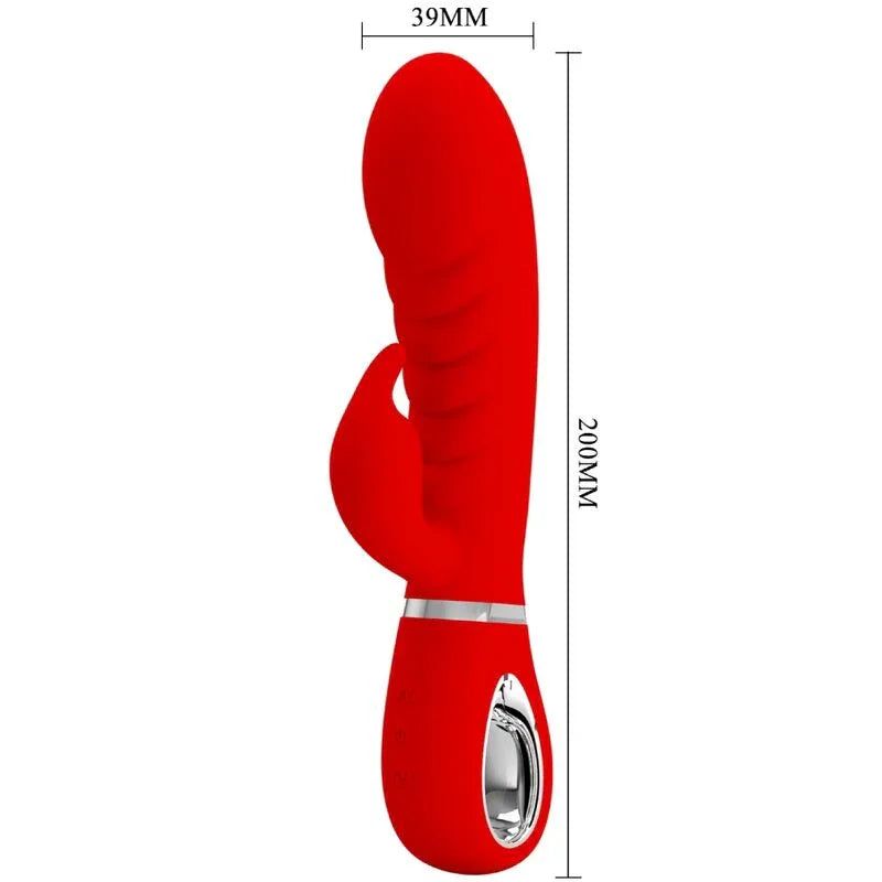 Pretty Love Prescott – G-Punkt Rabbit Vibrator, Rot - Vanelion Paradise