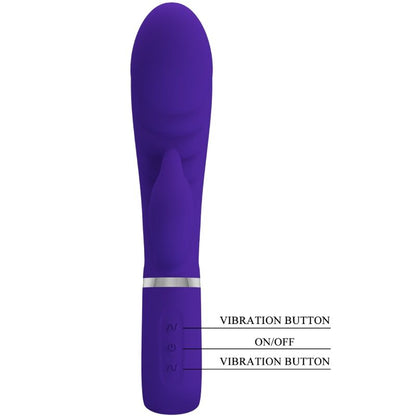 PRETTY LOVE - PRESCOTT MULTIFUNKTIONS-G-SPOT-VIBRATOR LILA