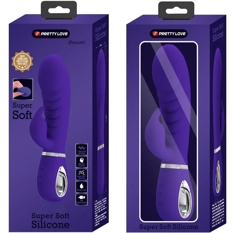 PRETTY LOVE - PRESCOTT MULTIFUNKTIONS-G-SPOT-VIBRATOR LILA - Vanelion Paradise
