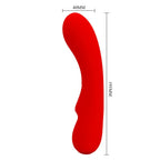 PRETTY LOVE - PRESCOTT WIEDERAUFLADBARER VIBRATOR ROT - Vanelion Paradise