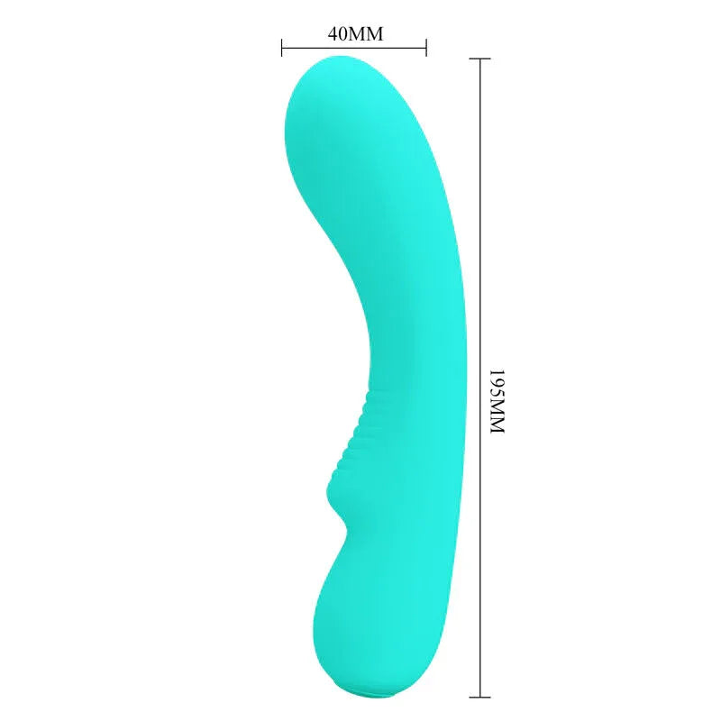PRETTY LOVE - PRESCOTT WIEDERAUFLADBARER VIBRATOR AQUA GREEN - Vanelion Paradise
