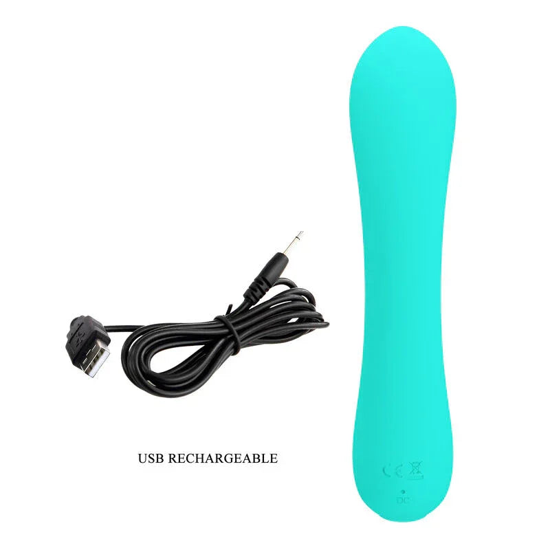 PRETTY LOVE - PRESCOTT WIEDERAUFLADBARER VIBRATOR AQUA GREEN - Vanelion Paradise