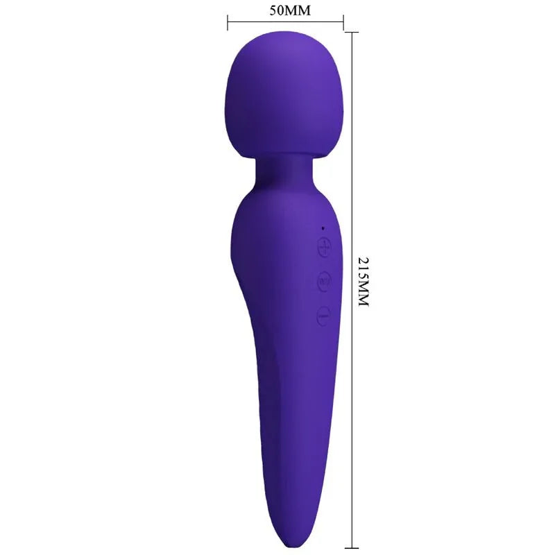 PRETTY LOVE - MEREDITH MASSAGER 12 VIBRATIONSMODI LILA - Vanelion Paradise