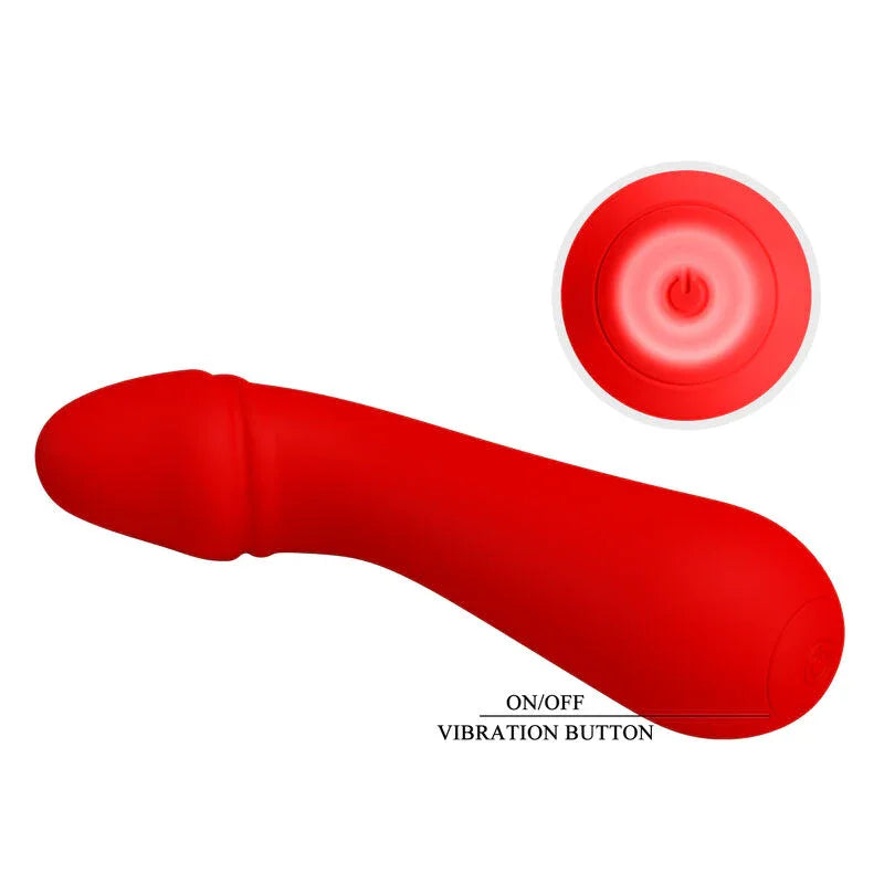 PRETTY LOVE - CETUS WIEDERAUFLADBARER VIBRATOR ROT - Vanelion Paradise