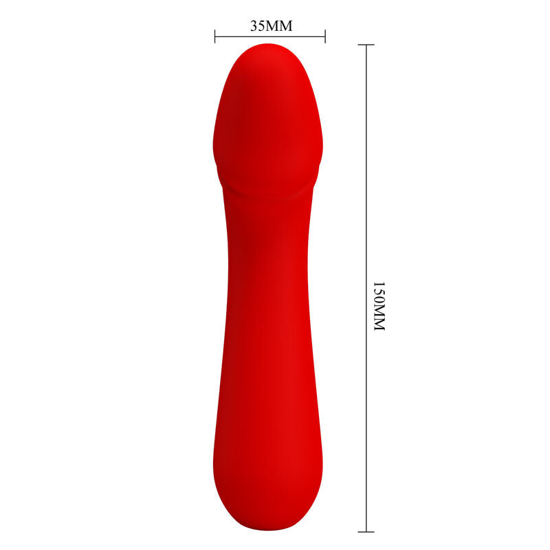 PRETTY LOVE - CETUS WIEDERAUFLADBARER VIBRATOR ROT