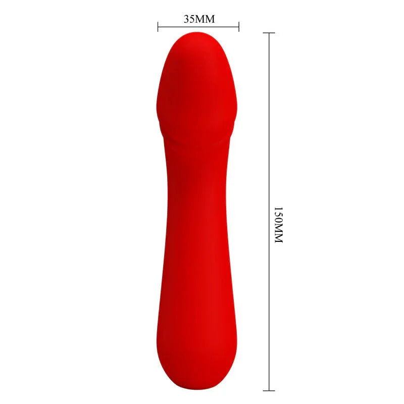 PRETTY LOVE - CETUS WIEDERAUFLADBARER VIBRATOR ROT - Vanelion Paradise