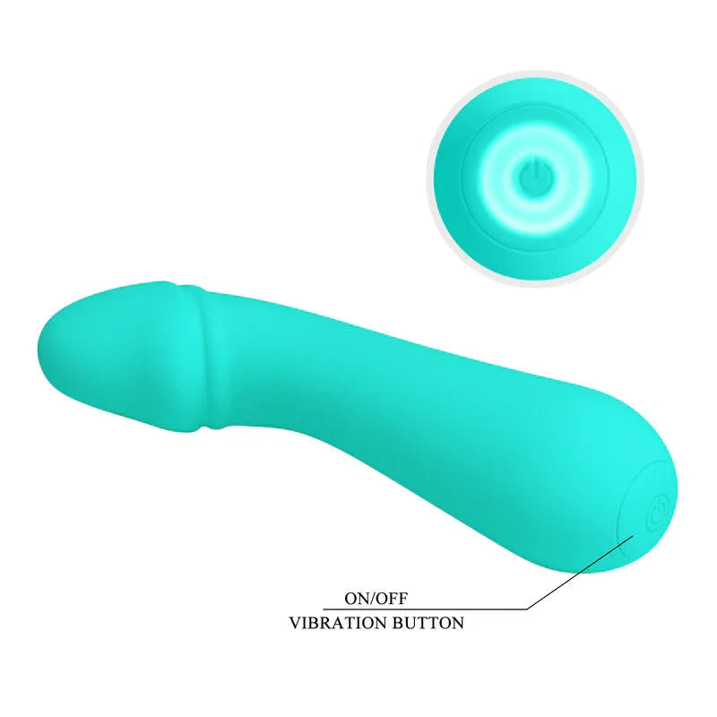 PRETTY LOVE - CETUS WIEDERAUFLADBARER VIBRATOR AQUA GREEN - Vanelion Paradise