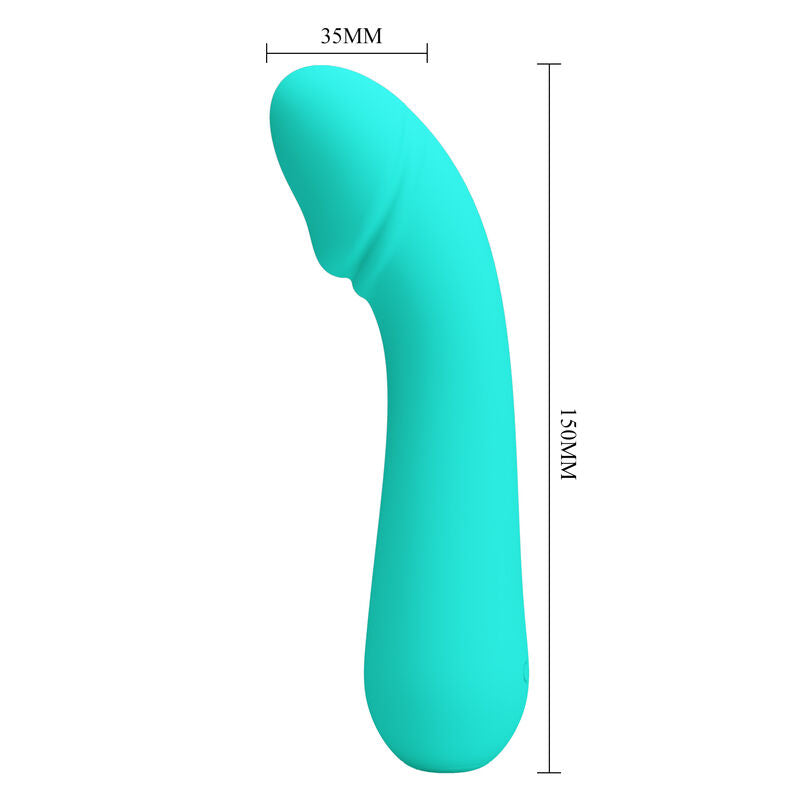 PRETTY LOVE - CETUS WIEDERAUFLADBARER VIBRATOR AQUA GREEN