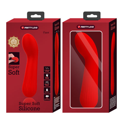 PRETTY LOVE - FAUN WIEDERAUFLADBARER VIBRATOR ROT