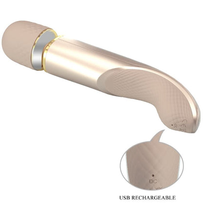 PRETTY LOVE - MASSAGER 7 VIBRATIONSMODI CHAMPAGNER