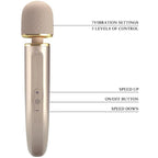 PRETTY LOVE - MASSAGER 7 VIBRATIONSMODI CHAMPAGNER - Vanelion Paradise