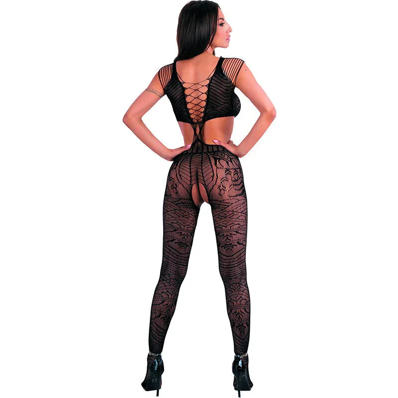 LIVCO CORSETTI FASHION - BODYSTOCKING TUBIANA SCHWARZ EINE GRÖSSE - Vanelion Paradise