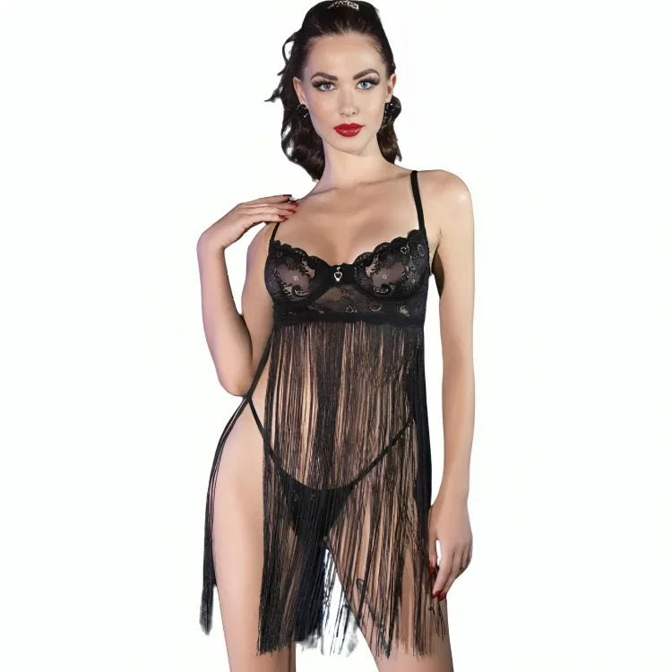 CHILIROSE - CR 4496 BABYDOLL SCHWARZ S/M - Vanelion Paradise