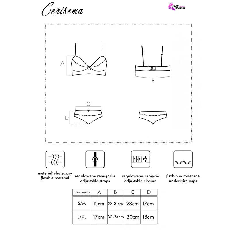 LIVCO CORSETTI FASHION - CERISEMA LC 21005 BH + HÖSCHE KORALLE - Vanelion Paradise