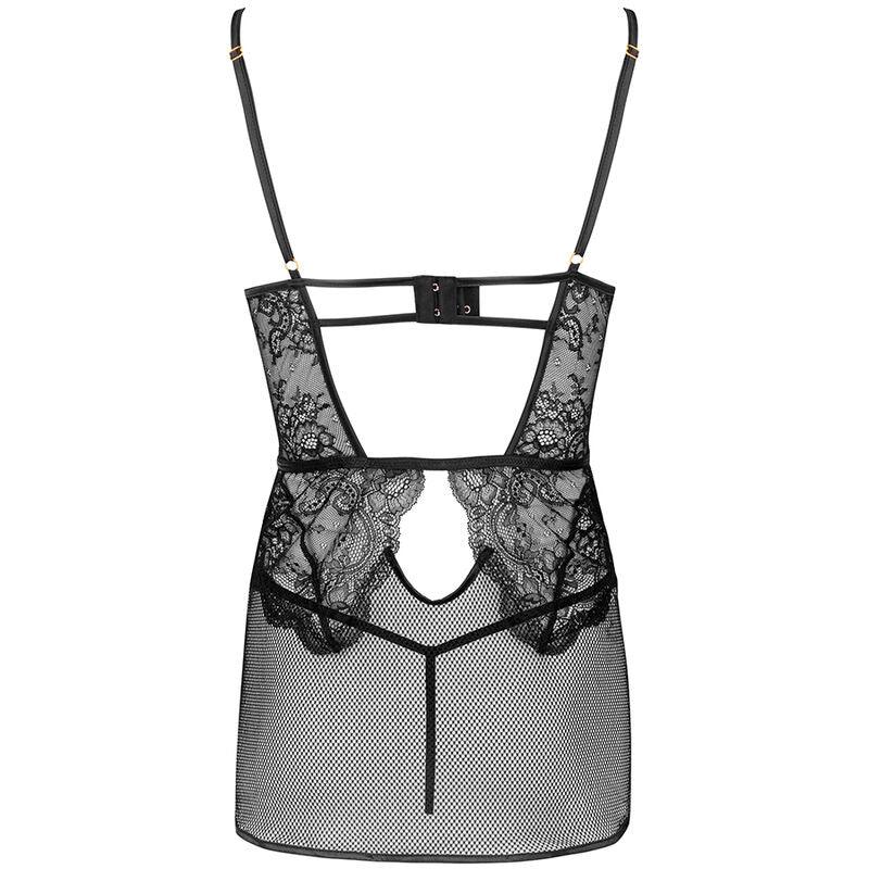 LIVCO CORSETTI FASHION - BARIRIN LC 90633 HEMD + HOSE SCHWARZ - Vanelion Paradise