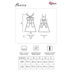 LIVCO CORSETTI FASHION - BARIRIN LC 90633 HEMD + HOSE SCHWARZ - Vanelion Paradise