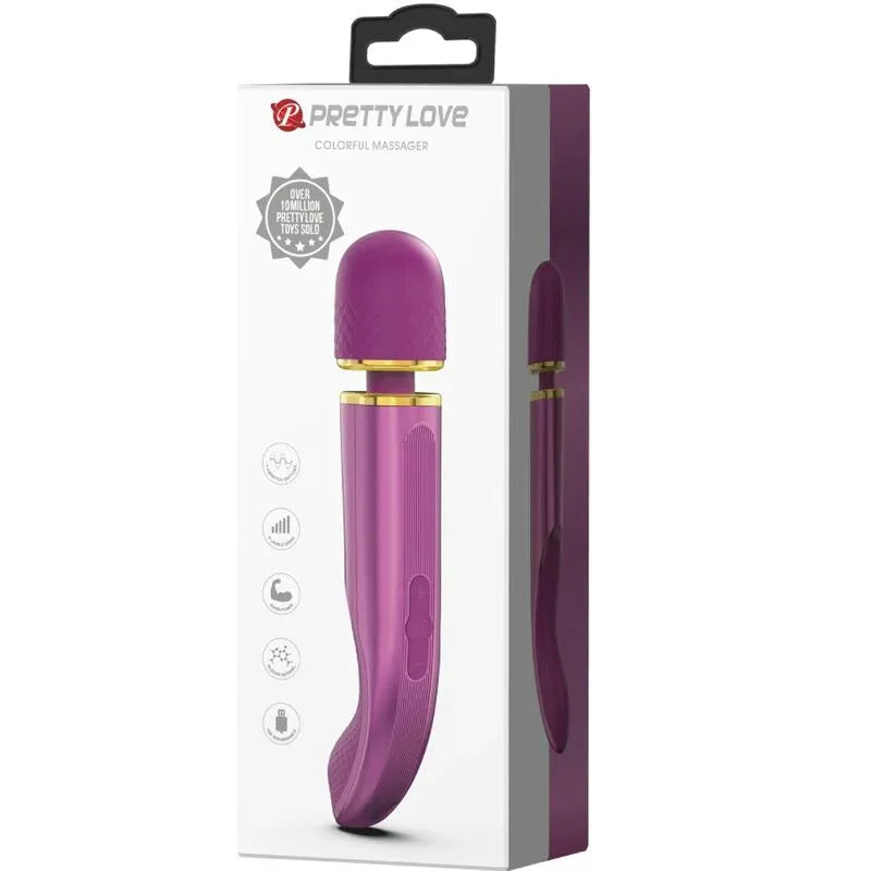 PRETTY LOVE - MASSAGER 7 VIBRATIONSMODI LILA - Vanelion Paradise