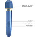 PRETTY LOVE - MASSAGER 7 VIBRATIONSMODI BLAU - Vanelion Paradise