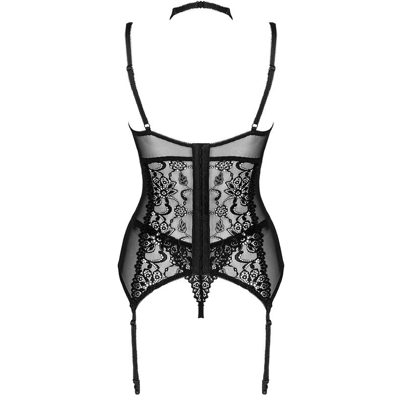 LIVCO CORSETTI FASHION - GIELLANDRA FOR THE SENSES COLLECTION KORSETT + PANTY SCHWARZ