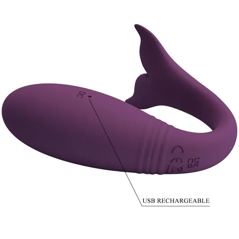 PRETTY LOVE - JAYLEEN VIBRATOR MIT APP-FERNBEDIENUNG LILA - Vanelion Paradise