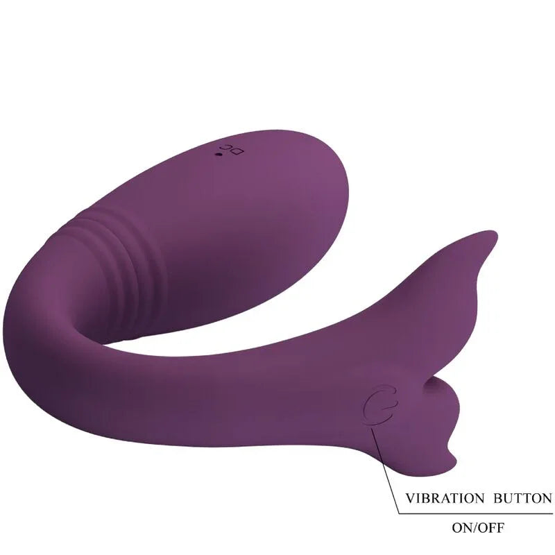 PRETTY LOVE - JAYLEEN VIBRATOR MIT APP-FERNBEDIENUNG LILA - Vanelion Paradise