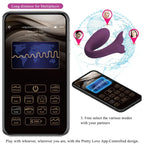 PRETTY LOVE - JAYLEEN VIBRATOR MIT APP-FERNBEDIENUNG LILA - Vanelion Paradise