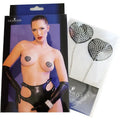 CHILIROSE - CR 4662 NIPPELABDECKUNGEN SILBER & SCHWARZ - Vanelion Paradise