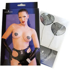 CHILIROSE - CR 4662 NIPPELABDECKUNGEN SILBER & SCHWARZ - Vanelion Paradise